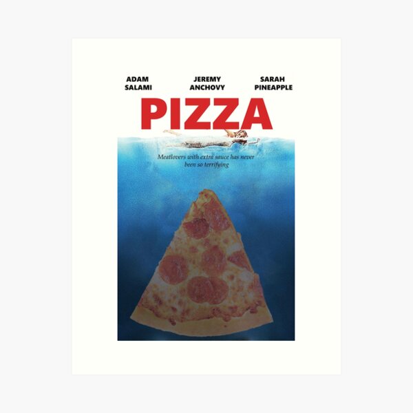 Item preview, Pizza Horror Movie Poster designed and sold by HenryBourke767.