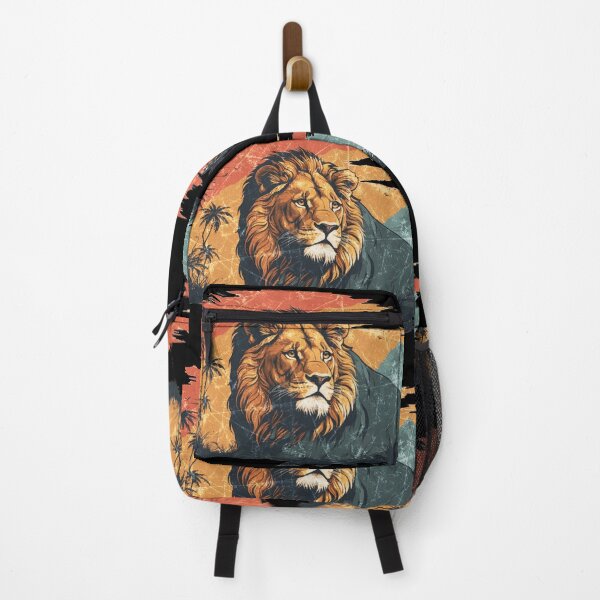 Item preview, Distressed Artwork of the King of the Beasts- the Mighty Lion designed and sold by markmm9.