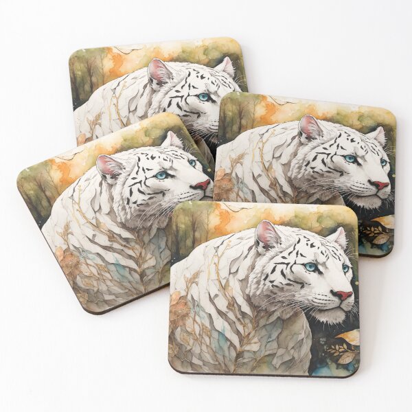Item preview, White panther designed and sold by WildArtista.