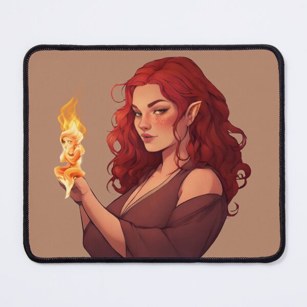 Item preview, Bryce Quinlan & Lehabah the Fire Sprite designed and sold by Speakeasy-Cafe.