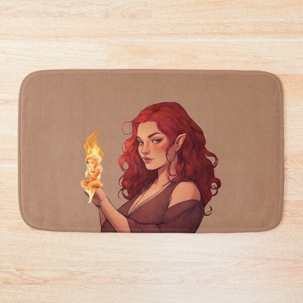 Item preview, Bryce Quinlan & Lehabah the Fire Sprite designed and sold by Speakeasy-Cafe.