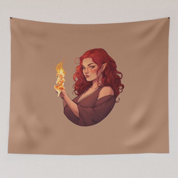 Item preview, Bryce Quinlan & Lehabah the Fire Sprite designed and sold by Speakeasy-Cafe.