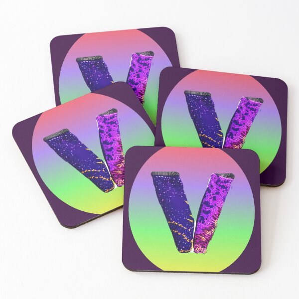 Item preview, letter V, monogram 2. typography collage. ABC art. gift 2024 designed and sold by Minibubb.