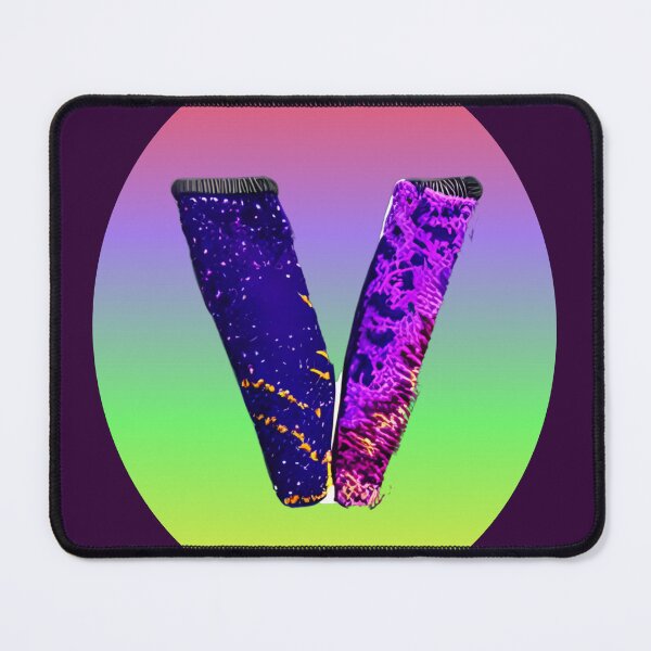 Item preview, letter V, monogram 2. typography collage. ABC art. gift 2024 designed and sold by Minibubb.