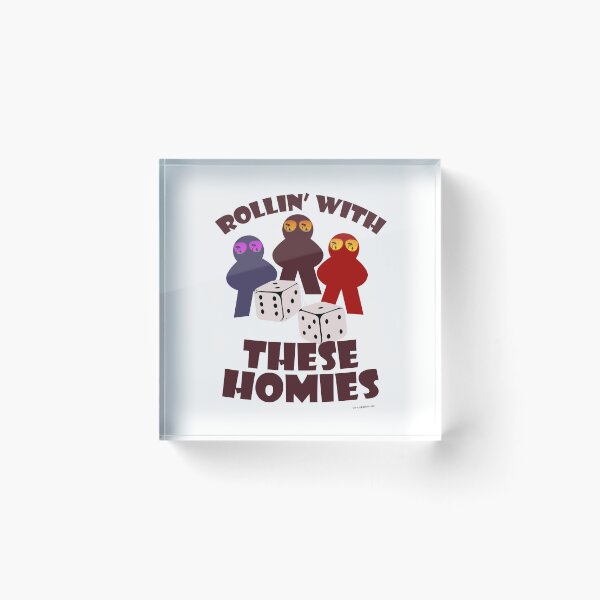 Item preview, Fun Rolling Homies Boardgame Meeple Art designed and sold by mytshirtfort.