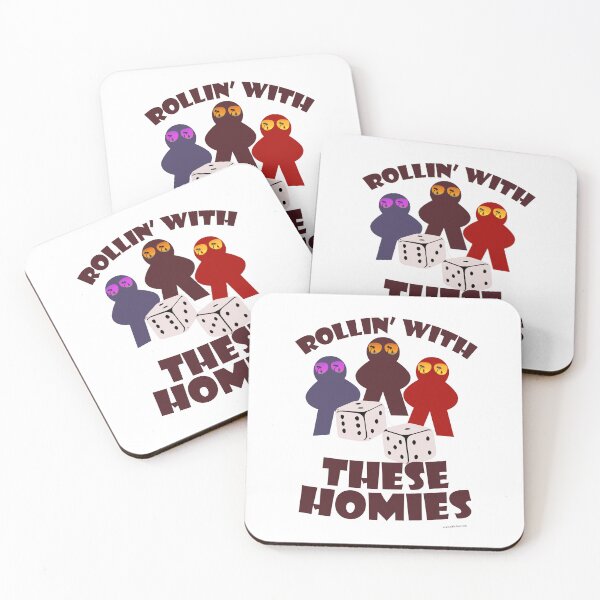 Item preview, Fun Rolling Homies Boardgame Meeple Art designed and sold by mytshirtfort.