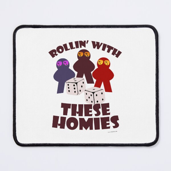 Item preview, Fun Rolling Homies Boardgame Meeple Art designed and sold by mytshirtfort.