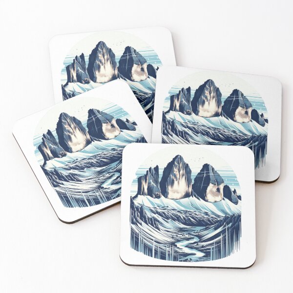 Item preview, Tre Cime di Lavaredo Drei Zinnen - Dolomiti Dolomites Mountains 3 designed and sold by SlothcoreVibes.