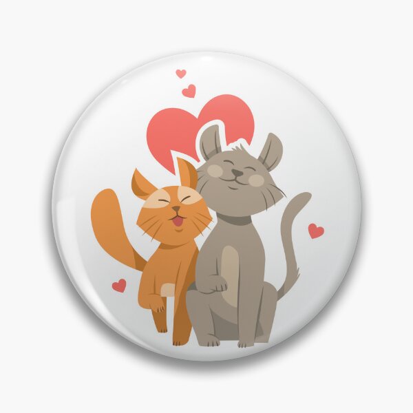 Item preview, Love's Paw: Romantic Cat Couple Valentine's Day Products designed and sold by FiveQuarter.