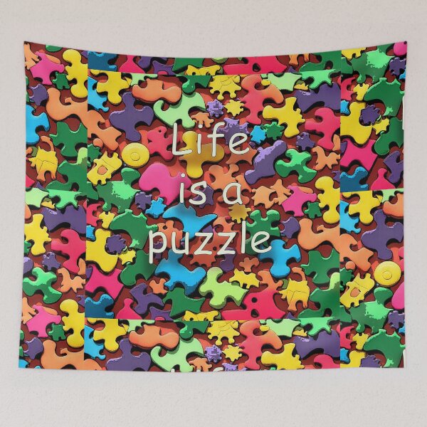 Item preview, Life is a Puzzle designed and sold by ComicJo.