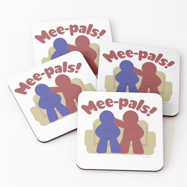 Item preview,  Mee Pals Funny Meeple Gamer Friends Cartoon designed and sold by mytshirtfort.