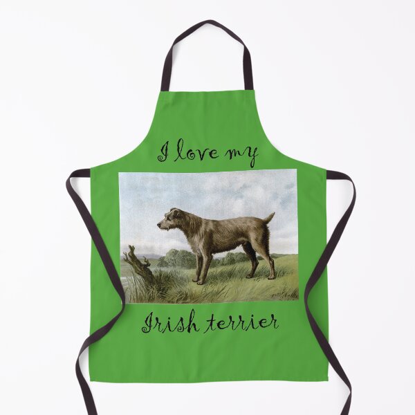 Item preview, I love my Irish Terrier Vintage Watercolor from Vero Shaw (1881) Illustrated Book of the Dog - black text designed and sold by ElegantTeaTime.