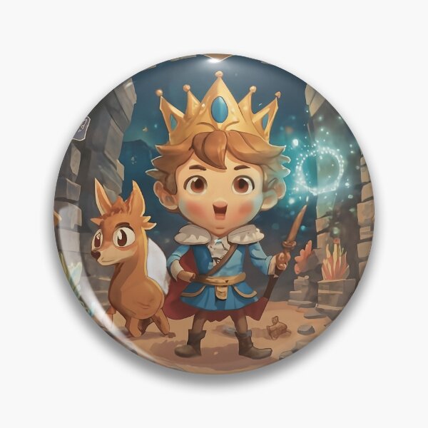 Item preview, The Enchanted Stickers: The Adventures of the Prince and His Friends designed and sold by Tshirt-Deer.