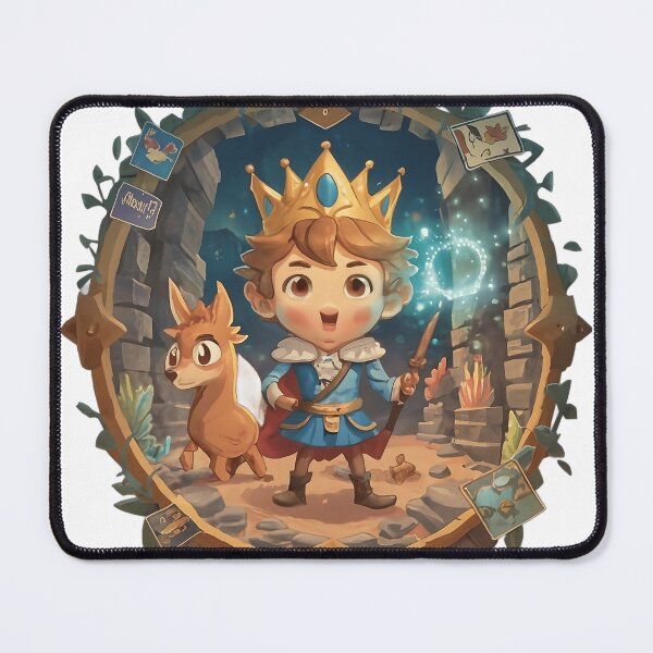 Item preview, The Enchanted Stickers: The Adventures of the Prince and His Friends designed and sold by Tshirt-Deer.