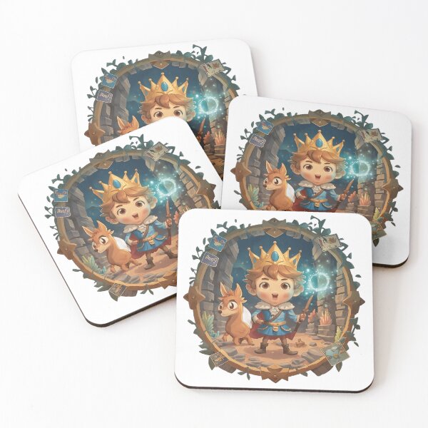 Item preview, The Enchanted Stickers: The Adventures of the Prince and His Friends designed and sold by Tshirt-Deer.