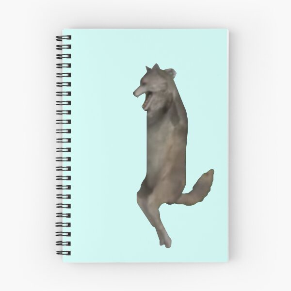 Item preview, dancing wolf meme designed and sold by tttatia.