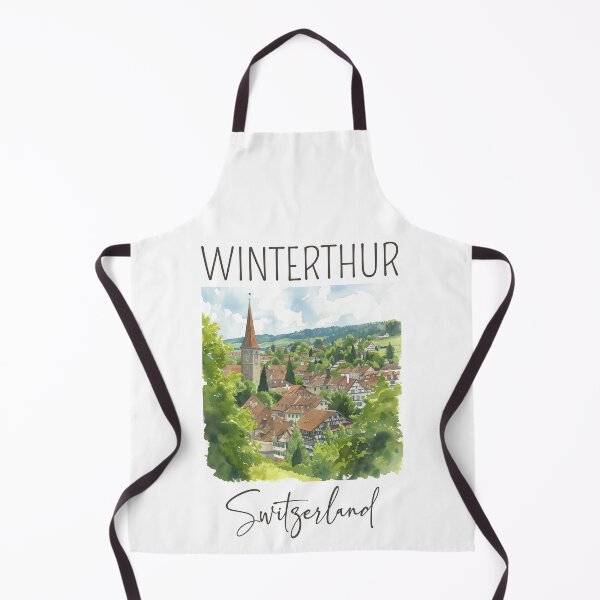 Item preview, Watercolor Design of Winterthur - Switzerland designed and sold by Sketch-Shack.