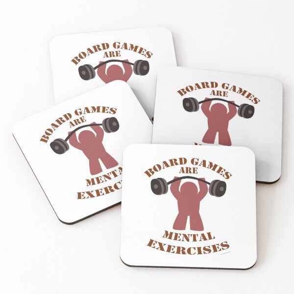Item preview, Boardgames are Mental Exercise Fun Gaming Meeple designed and sold by mytshirtfort.