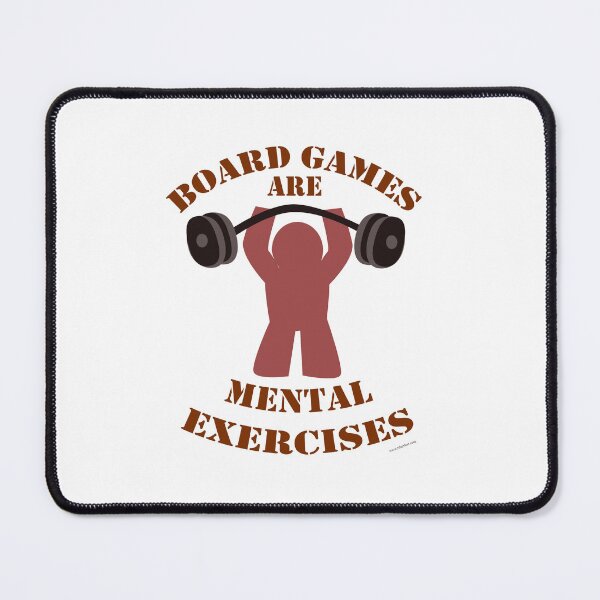Item preview, Boardgames are Mental Exercise Fun Gaming Meeple designed and sold by mytshirtfort.