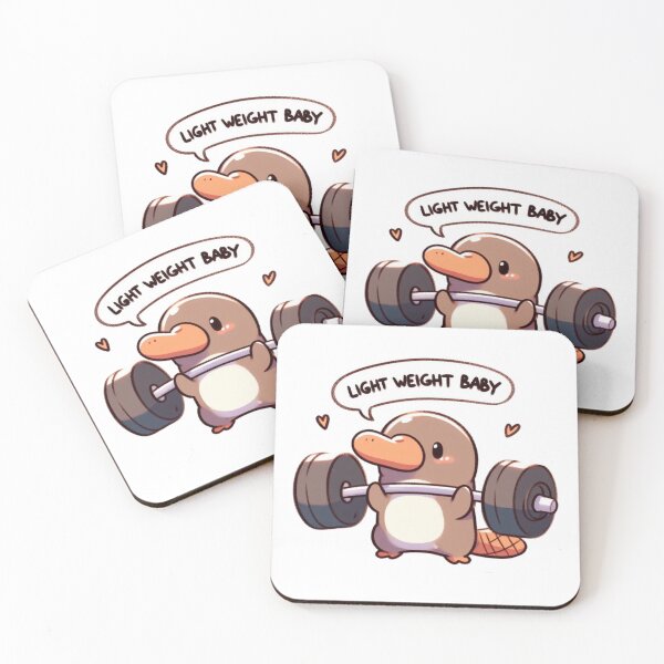 Item preview, Powerlifting: Cute Platypus  designed and sold by LemuellTrends.