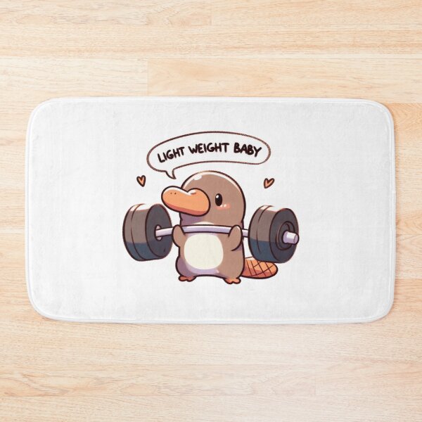 Item preview, Powerlifting: Cute Platypus  designed and sold by LemuellTrends.