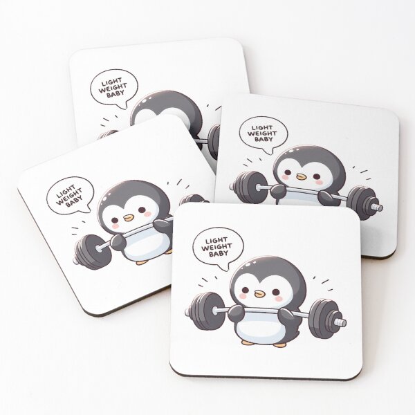 Item preview, Powerlifting: Cute Penguin designed and sold by LemuellTrends.