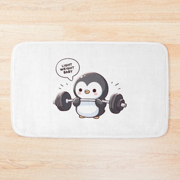 Item preview, Powerlifting: Cute Penguin designed and sold by LemuellTrends.