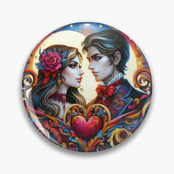 Item preview, Gothic valentines day pair designed and sold by Expressions-Sel.