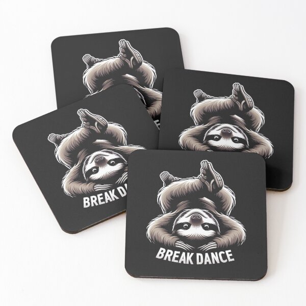 Item preview, Breakdance sloth designed and sold by MiroArtAbstra.