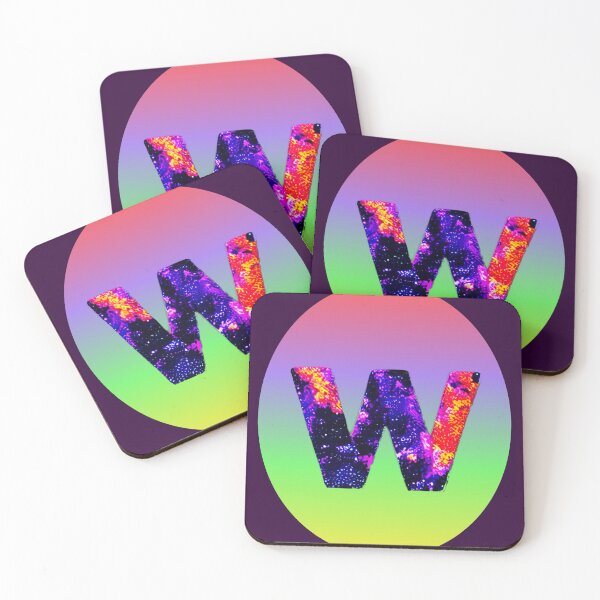 Item preview, letter W, monogram 2. typography collage. ABC art. gift 2024 designed and sold by Minibubb.