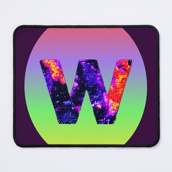 Item preview, letter W, monogram 2. typography collage. ABC art. gift 2024 designed and sold by Minibubb.