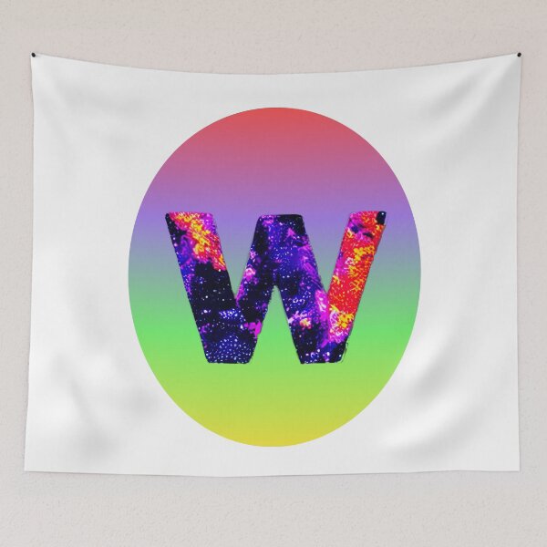 Item preview, letter W, monogram 2. typography collage. ABC art. gift 2024 designed and sold by Minibubb.