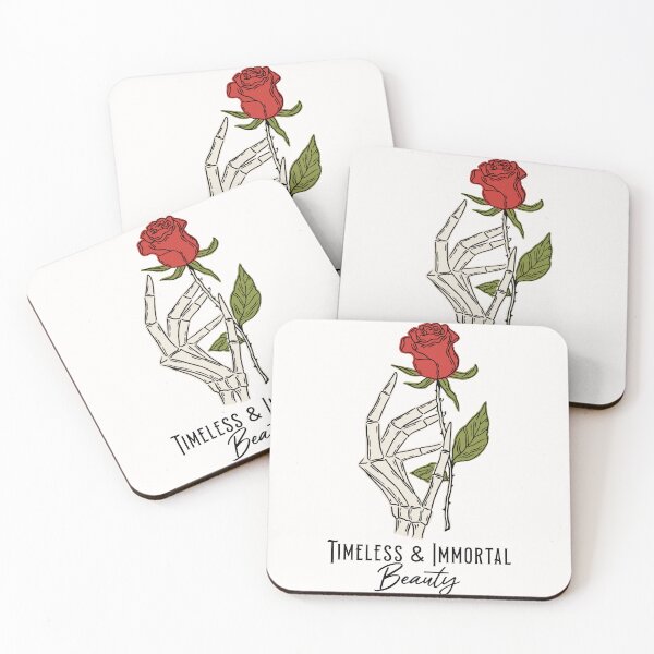 Item preview, Timeless Elegance Skeleton Hand and Rose Beauty  designed and sold by DrawHandArt.