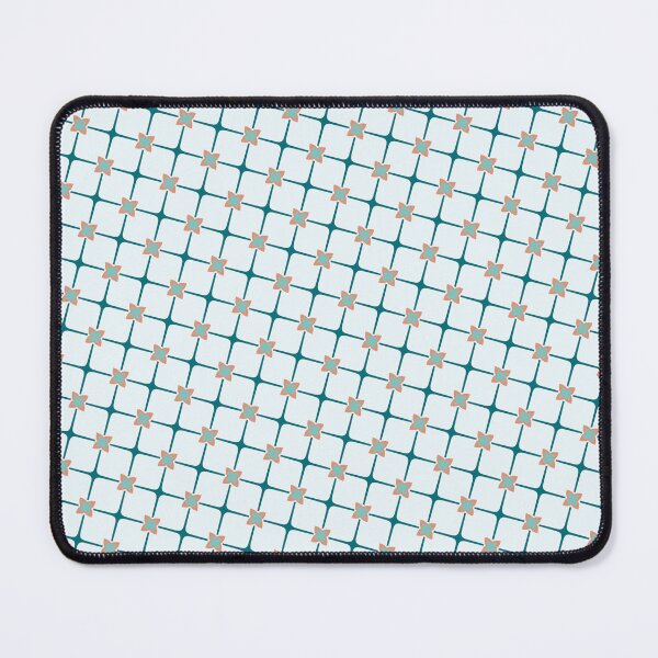 Item preview, Green & Peach Flower Seamless Continuous Pattern Textile designed and sold by Alchemy-A-La-G.
