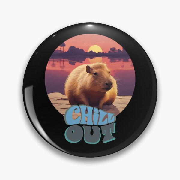 Item preview, Cute Baby Capybara Pet ‘Chill Out’, Gifts For Animal Lovers  designed and sold by Cuteanimalgifts.