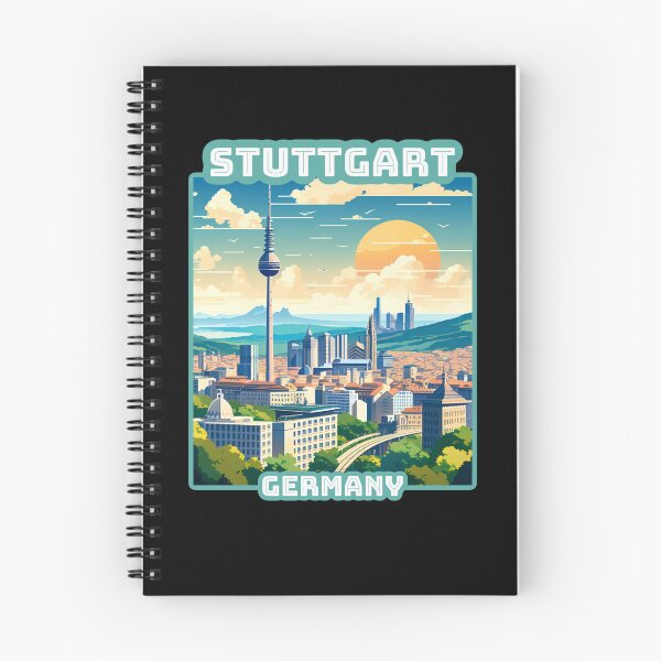 Item preview, Architectural landscape of Stuttgart, Germany. Beautiful travel design. designed and sold by Unitepeople.