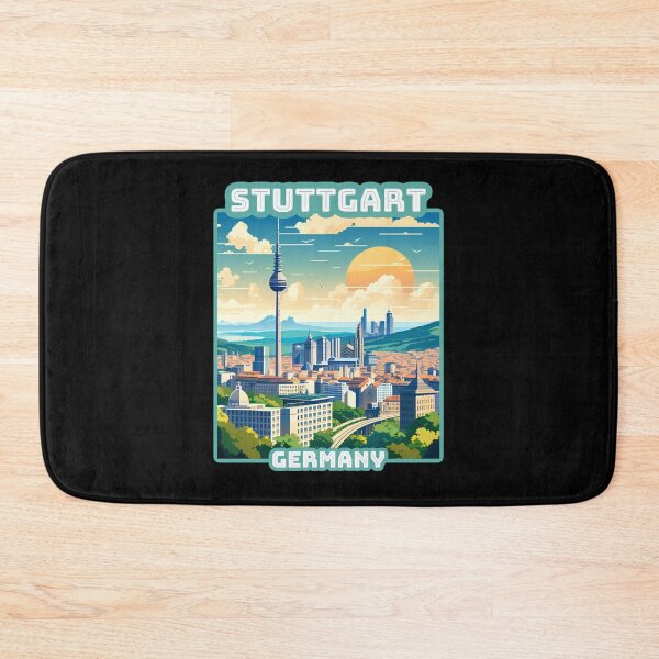 Item preview, Architectural landscape of Stuttgart, Germany. Beautiful travel design. designed and sold by Unitepeople.