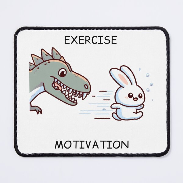 Item preview, Exercise Motivaiton: Cute Rabbit designed and sold by LemuellTrends.