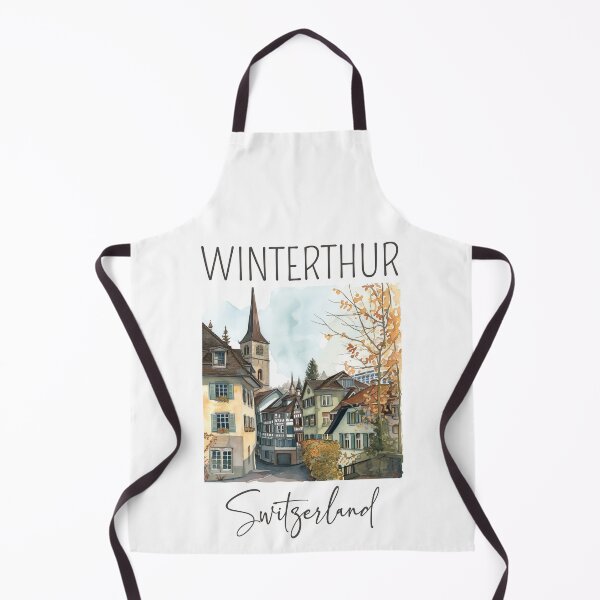 Item preview, Watercolor Design of Winterthur - Switzerland designed and sold by Sketch-Shack.