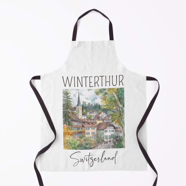 Item preview, Watercolor Design of Winterthur - Switzerland designed and sold by Sketch-Shack.