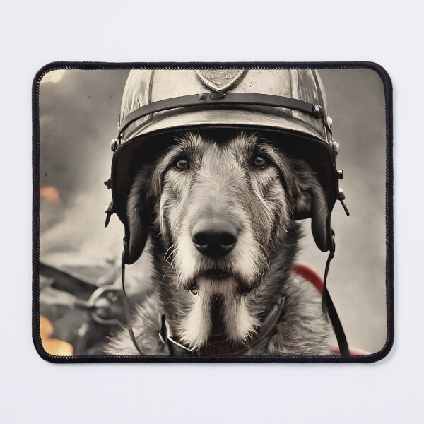 Item preview, Irish Wolfhound Vintage Firefighter #13 designed and sold by TheHotEnd.