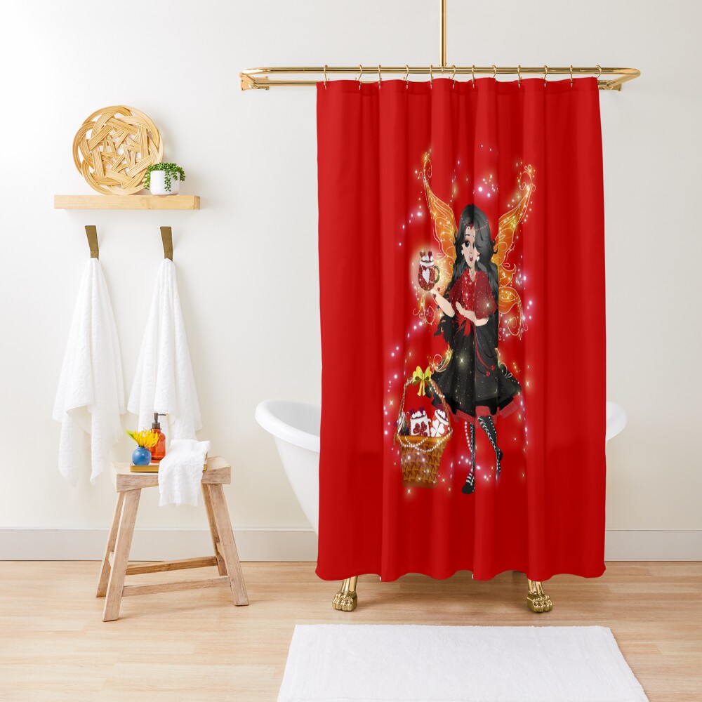 Item preview, Shower Curtain designed and sold by FairyBookClub.