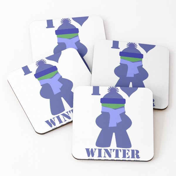 Item preview, Winter Gamer Frozen Meeple Slogan Fun designed and sold by mytshirtfort.