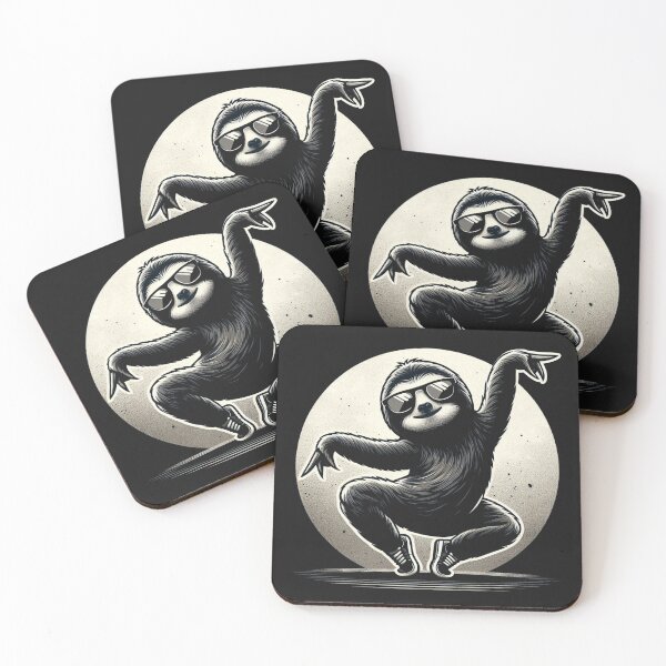 Item preview,  Breakdance sloth designed and sold by MiroArtAbstra.