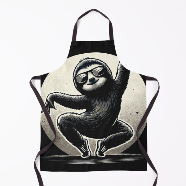Item preview, Breakdance sloth designed and sold by MiroArtAbstra.
