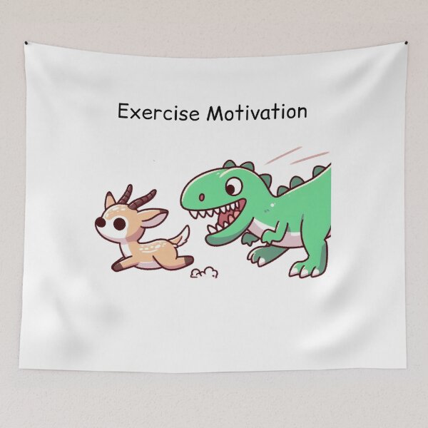 Item preview, Exercise Motivaiton: Cute Deer designed and sold by LemuellTrends.
