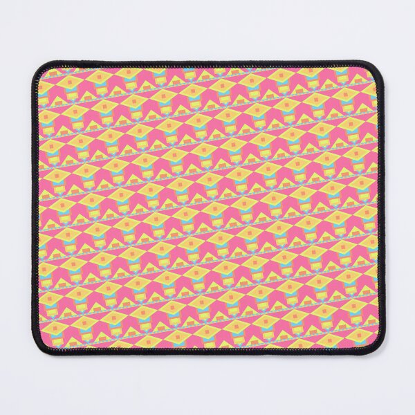 Item preview, Happy Pink & Yellow Combo Seamless Continuous Pattern Textile  designed and sold by Alchemy-A-La-G.