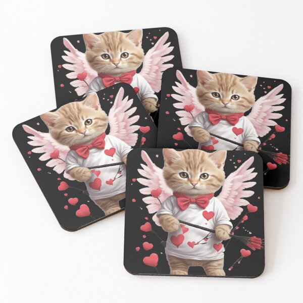 Item preview, Cat Heart Valentines Day designed and sold by Batiz.