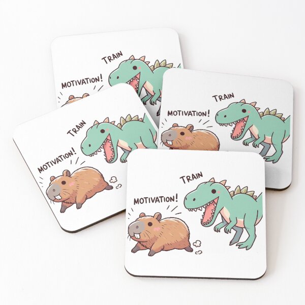 Item preview, Exercise Motivaiton: Cute Capybara designed and sold by LemuellTrends.