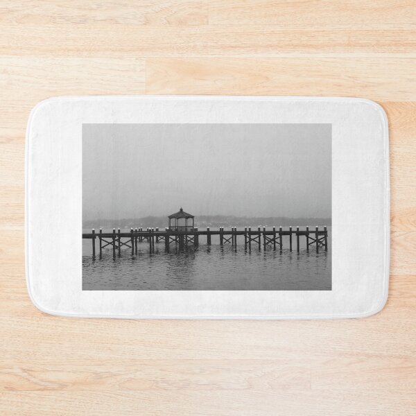 Item preview, Foggy View of Gazebo on Toms River  designed and sold by BradKnorrArt.